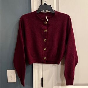 Free People Cashmere Cardigan Sweater